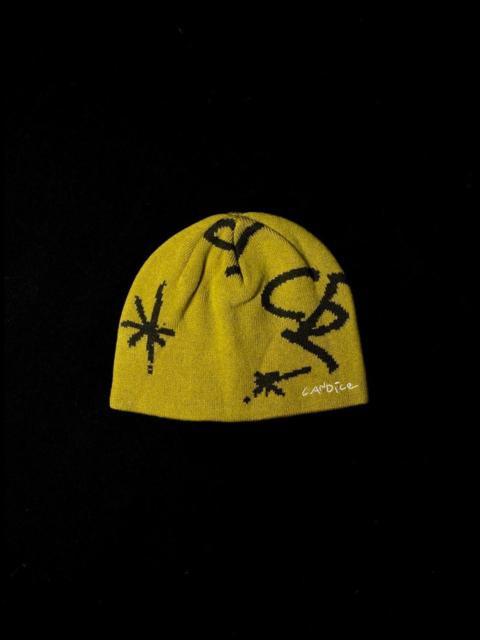 Other Designers Japanese Brand - Deadstock Candice Spark Knitted No Cuff Knit Yellow Beanie