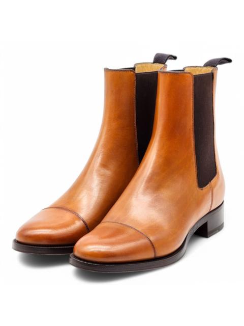 Christian Louboutin Antonio Leather Chelsea Boots Brown EU 39 US 6 - NWB $1350