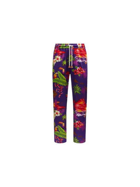 Moncler Moncler x Palm Angels Hawaiian Print Trousers Purple Multi Print