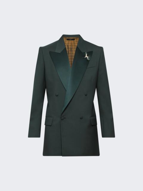 AMIRI Double Breasted Blazer Dark Palm