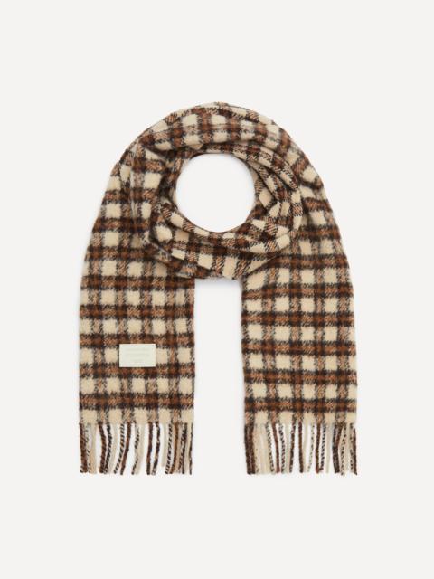 Acne Studios Checked Logo Scarf