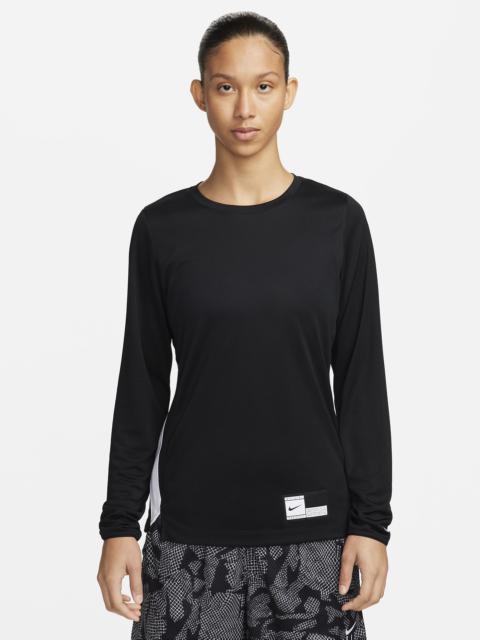 Nike Nike Womens Nike Dri-Fit L/S Pregame Top