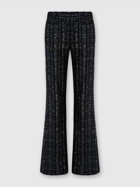 Missoni Men’s tailored check and wave pattern trousers