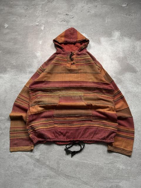 Other Designers Japanese Brand - Vintage 90s Kapital Style Japanese Knitwear Boro Hoodie