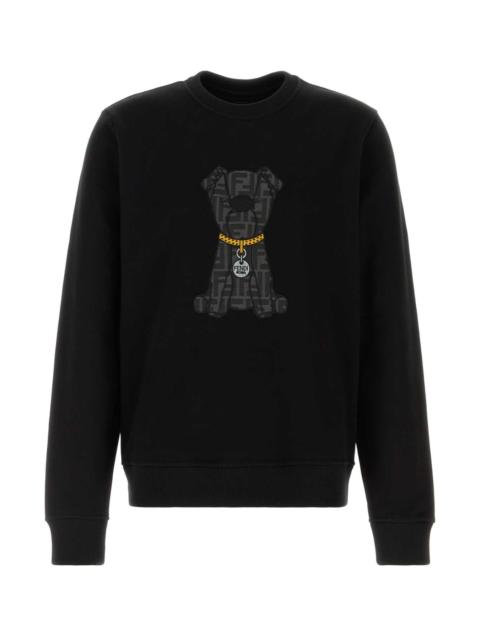 FENDI Fendi Men Black Cotton Sweatshirt