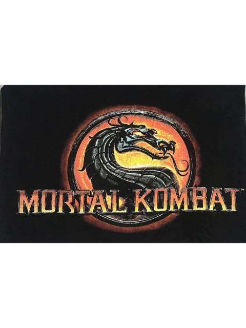 Other Designers Vintage mortal combat spell out printed tshirt ter