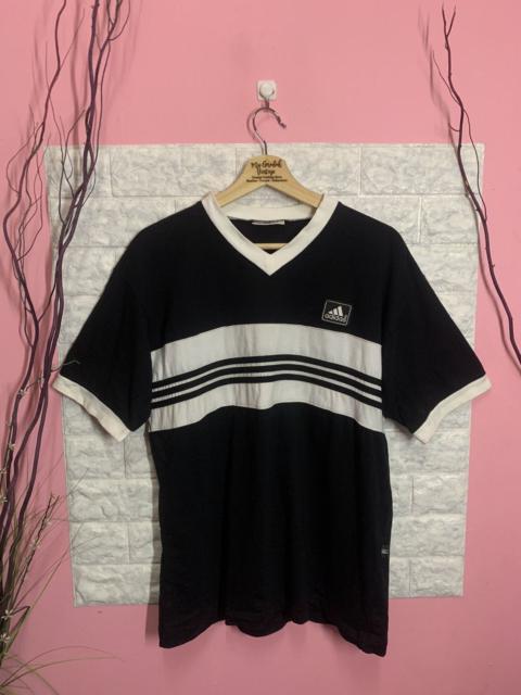 adidas Vintage 90's Shirt Adidas Ring V -Neck