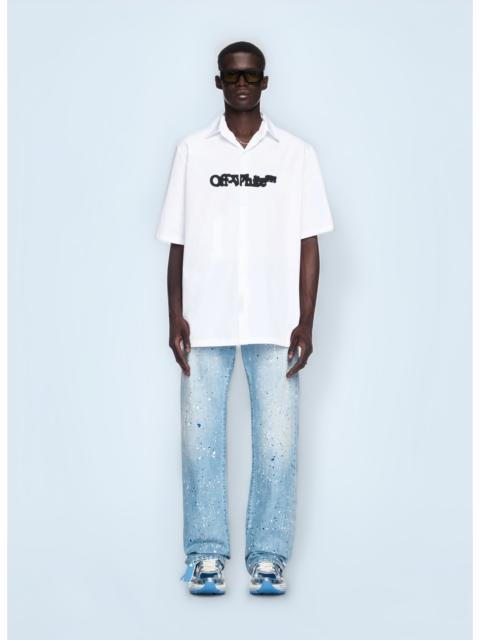 Off-White Off White Men Spray Arrow Bowling Shirt