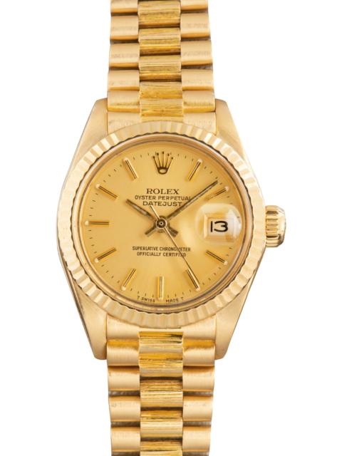 ROLEX Pre-Owned Lady Rolex Datejust Ref 6917 Barked President