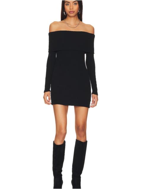 Enza Costa Off-shoulder Sweater Mini Dress
