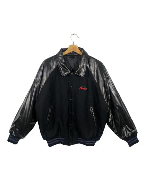 Other Designers Vintage Zespri Varsity Jacket L Size Black Colour