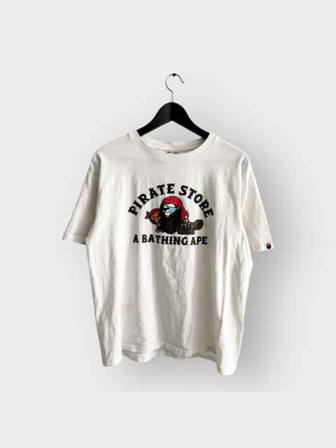 STEAL! 2000s Bape Pirate Bape Treasure College Logo Tee (L)