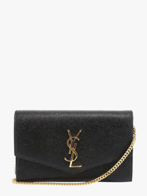SAINT LAURENT Saint Laurent Leather Crossbody Bag With Metal Cassandre Logo