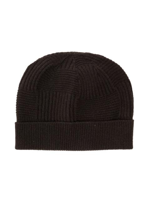 Bottega Veneta Bottega Veneta Men Bottega Veneta Brown Woven Wool Hat Man
