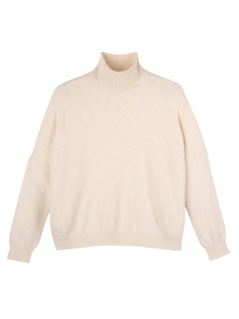 Longchamp High neck sweater Ivory - OTHER