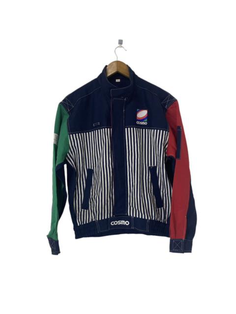 Other Designers Japanese Brand - Cosmo Auto Service Staff Oil Lubricant Jacket Stripe Design