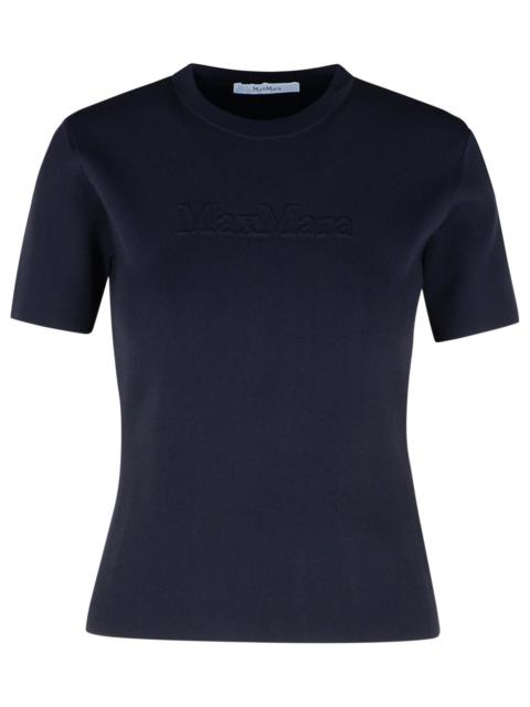 Max Mara Max Mara 'Segale' Black Viscose Blend T-Shirt Women