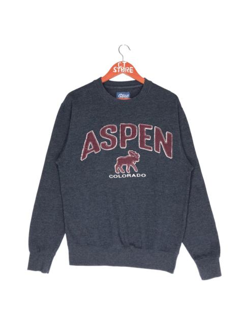 Other Designers Other - Aspen Colorado Sweatshirts Crew Big Logo Size S
