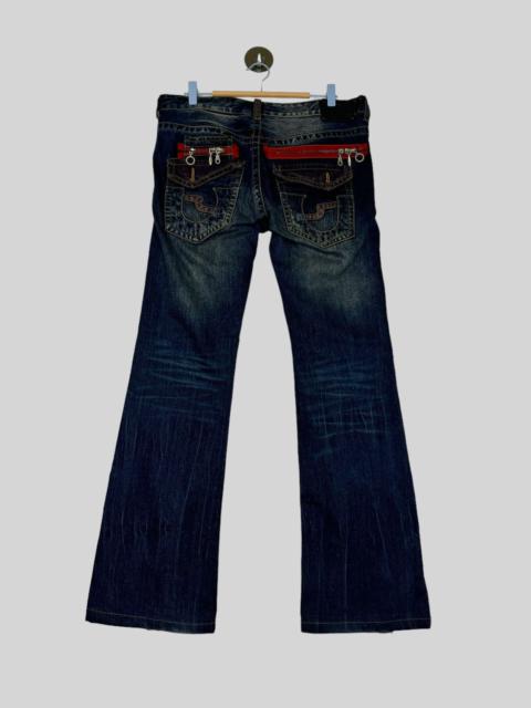 Other Designers If Six Was Nine - Flare Zipper Pocket SEMANTIC DESIGN Boot Cut Denim