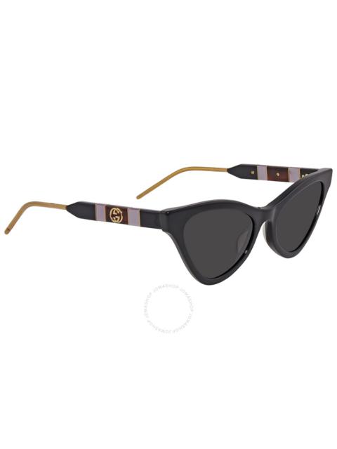 GUCCI Gucci Grey Cat-Eye Ladies Sunglasses GG0597S-001 55