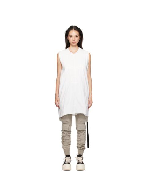 Rick Owens DRKSHDW White Luxor SL Tank Top