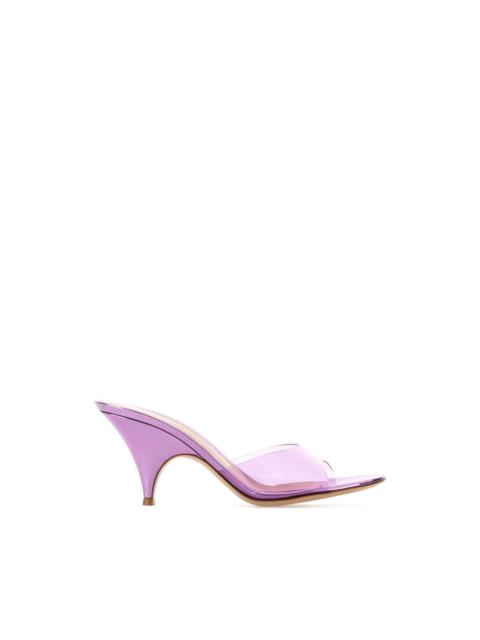 Gianvito Rossi GIANVITO ROSSI Sofia Purple 80mm Mules New & Authentic (Wome