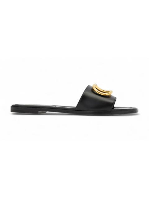 Valentino Valentino V Logo Signature Slippers Black (Women's)