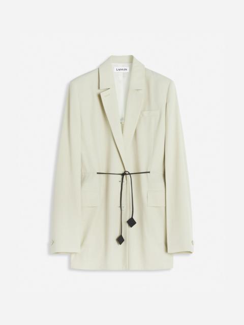 Lanvin BELTED WOOL BLEND JACKET