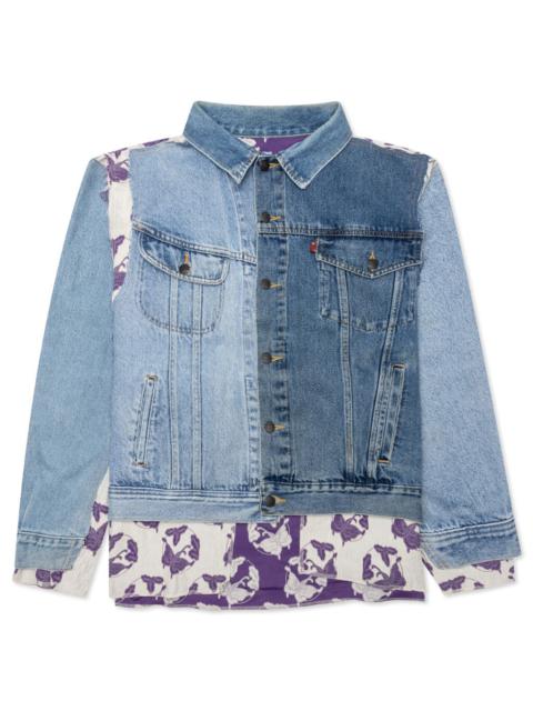 NEEDLES JEAN JACKET COVERED PANT - OFF WHITE