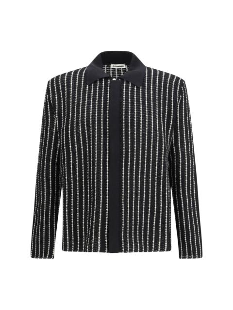 Jil Sander Jil Sander Men Embroidered Crochet Cardigan