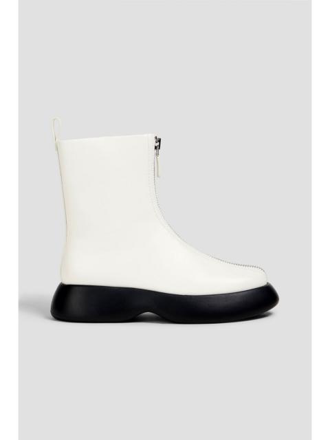 3.1 Phillip Lim Mercer platform leather ankle boots