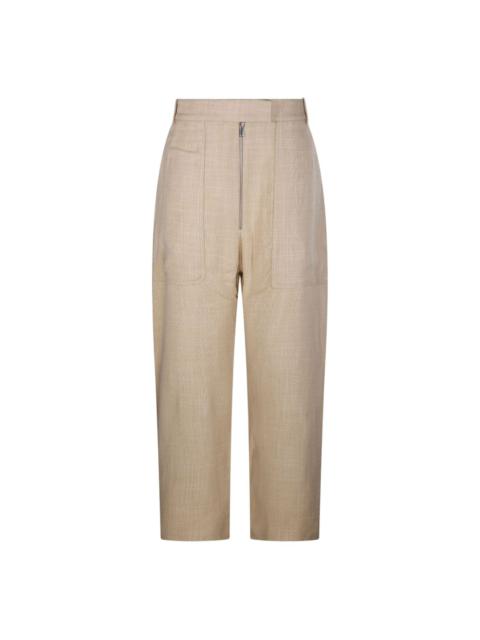 wool-linen trousers
