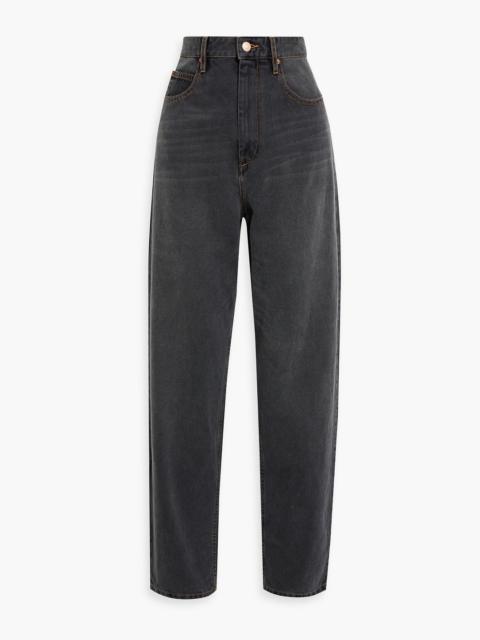 Isabel Marant Étoile Corsy faded high-rise tapered jeans