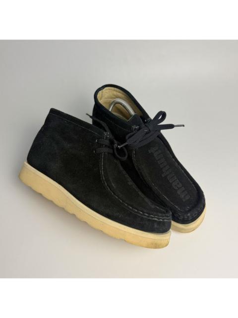 A BATHING APE® A Bathing Ape BAPE Manhunt Black Suede Boot