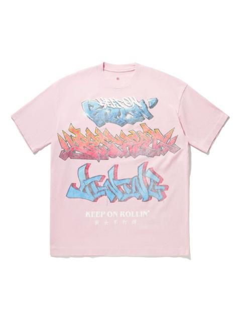 Li-Ning Li-Ning Keep On Rollin Graphic T-shirt 'Pink' AHSU207-3
