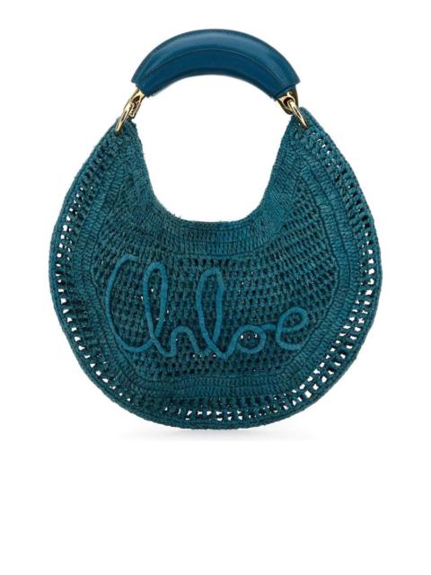 Chloé Summer Banana Hobo Bag in Raffia