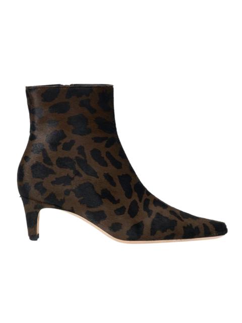 STAUD Leopard Wally Ankle Boot