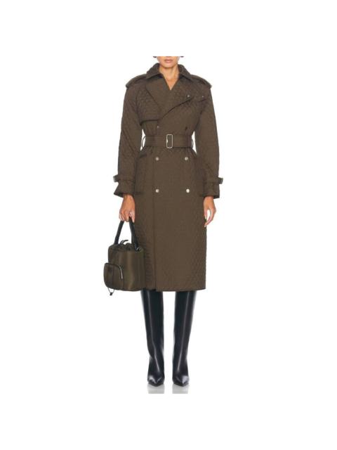 Burberry Burberry Long Quilted Trench Coat