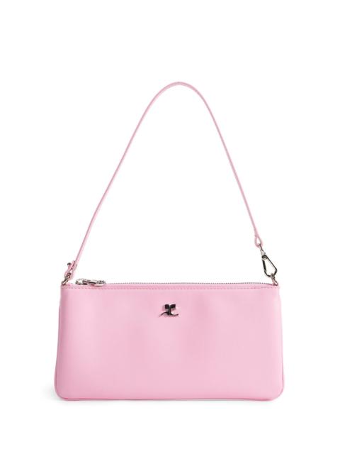 courrèges Zipped Leather Pouch