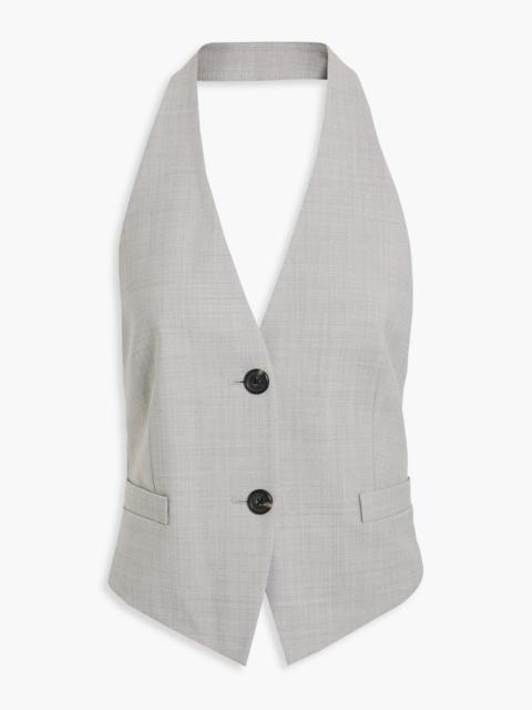Helmut Lang Open-back mélange woven vest