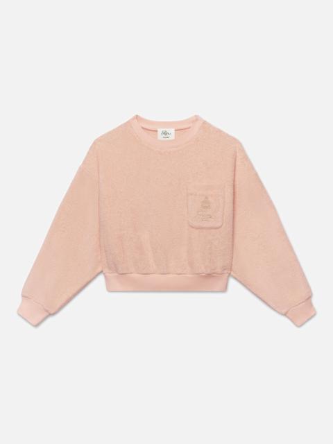 FRAME Ritz Women's Terry Cropped Sweatshirt in Ritz Pink