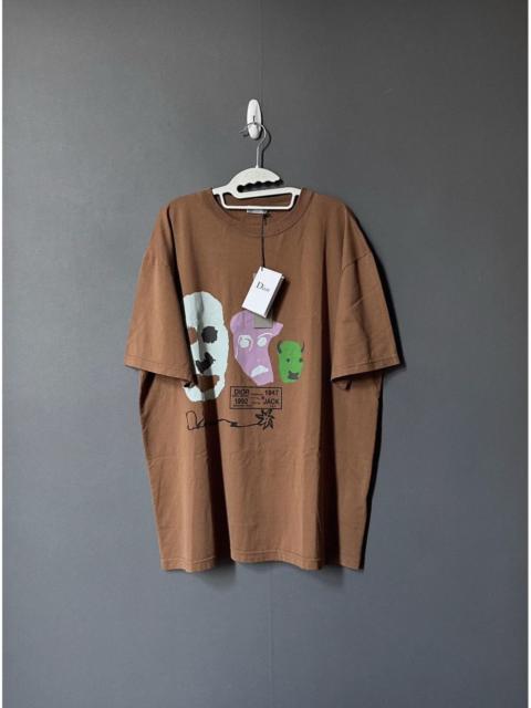 Dior Dior x Cactus Jack SS22 Oversized T-Shirt in Coffee Brown 