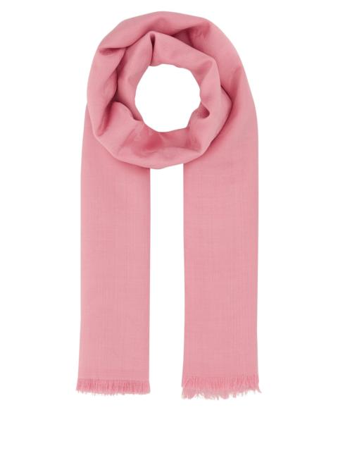 Alexander McQueen Pink wool blend foulard