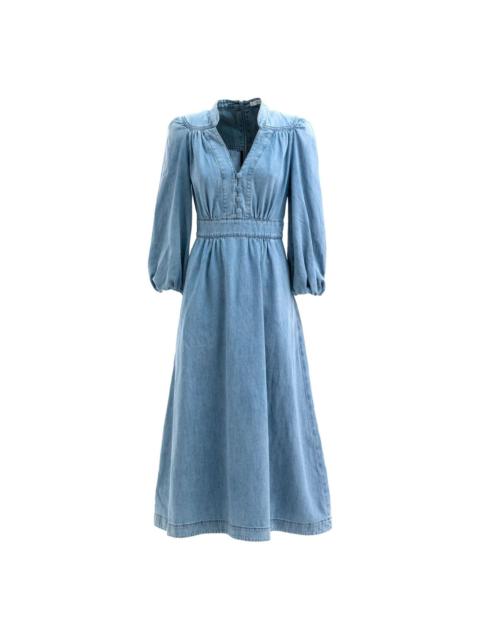 【Zimmermann】LUCKY DENIM MIDI DRESS デニム ミディドレス Lucky Denim Midi Dress Skylark Online | Zimmermann