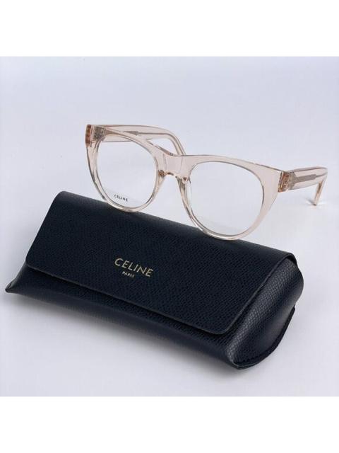 CELINE NEW Celine CL50019I 072 Transparent Light Pink Cat Eye Women Eyeglasses CL 50019