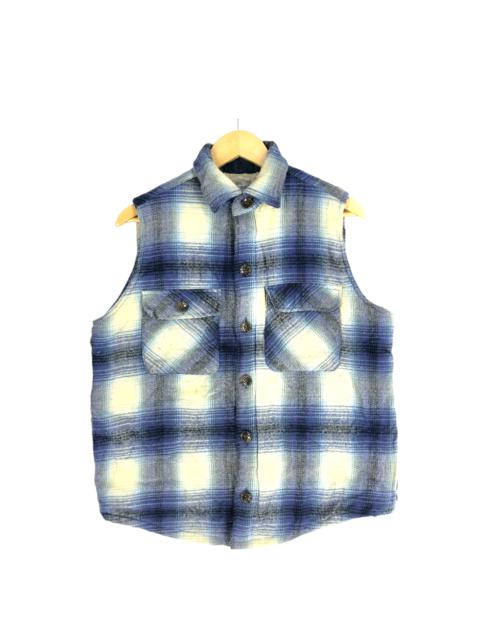 Other Designers Vintage - Vintage Garrish Hunting Sleevless Oxford Jacket Plaid Design