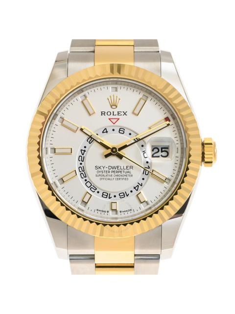 ROLEX Rolex Sky-Dweller GMT Automatic Chronometer White Dial Men's Watch 336933-0005