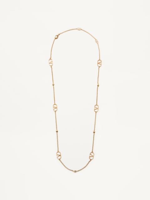 Valentino VLOGO SIGNATURE METAL NECKLACE