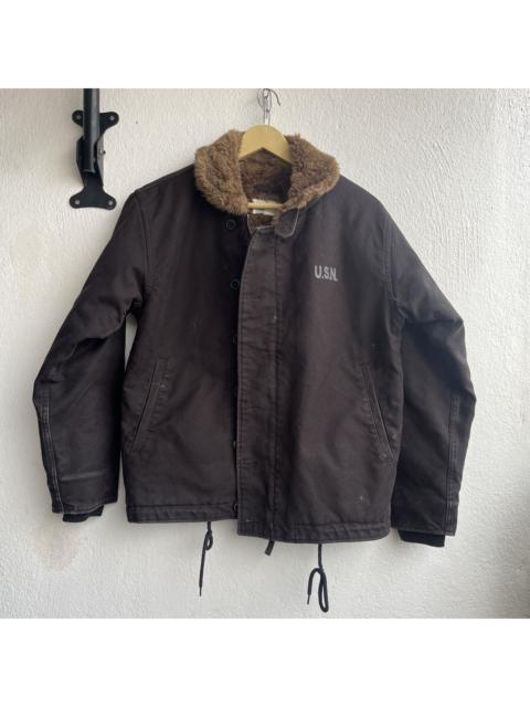 VINTAGE USN NAVY DEPARTMENT JACKET TALON ZIPPER