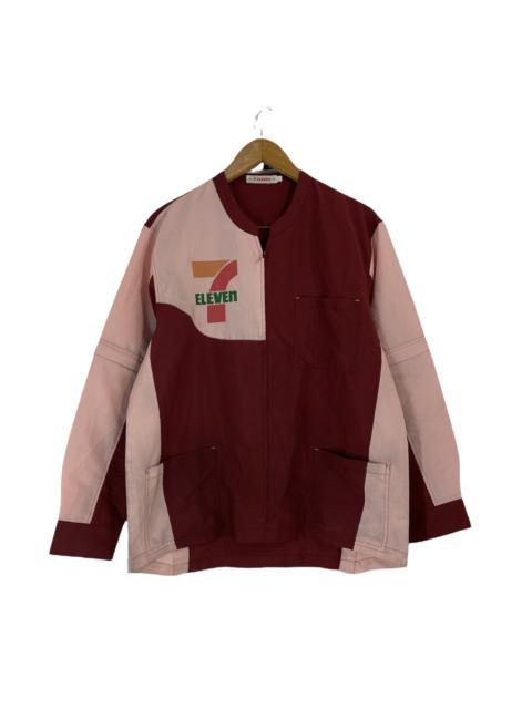 Other Designers Vintage - Vintage 90’s 7 Eleven Uniform Jacket Wear Multicolor Design